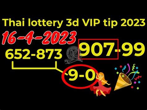 thai lottery 3d vip tip|Thai lottery 3d VIP tip 2023 16.